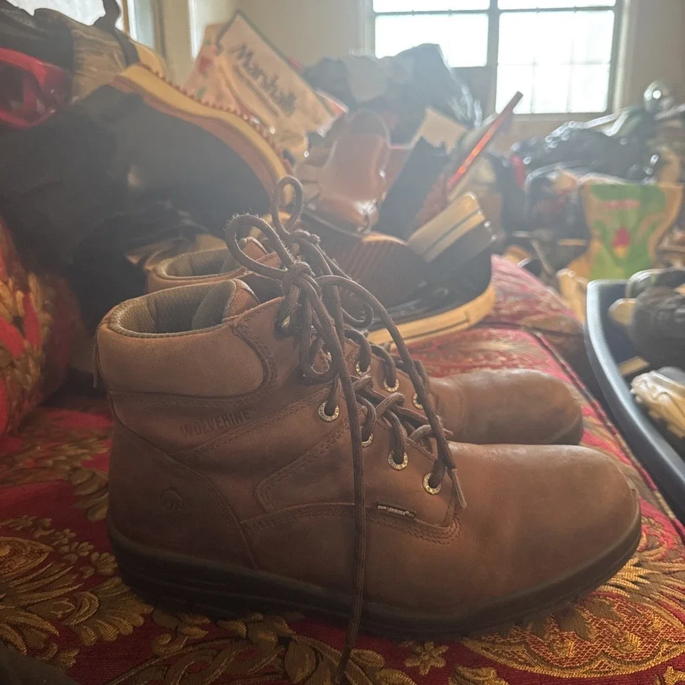Wolverine Durashocks Steel Toe Mens Size 12 EW